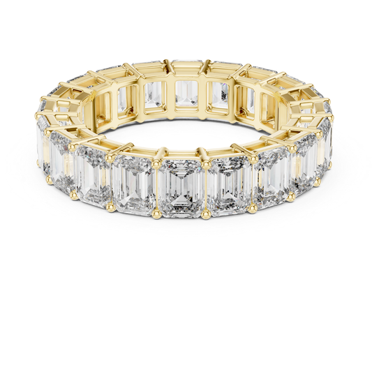 Emerald Cut Diamond Eternity Ring in Yellow Gold
Yellow Gold Emerald Diamond Eternity Band
Emerald Cut Diamond Wedding Band Front View
Full Eternity Emerald Diamond Ring Yellow Gold
Emerald Diamond Band Ring Prong Setting
Yellow Gold Emerald Cut Diamond Ring
Emerald Diamond Eternity Band Close View
Continuous Emerald Diamond Ring Yellow Gold
Emerald Cut Diamond Band Ring Front Angle
Yellow Gold Full Eternity Diamond Band