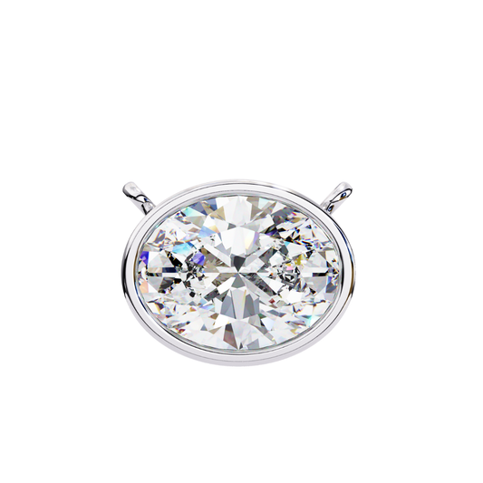 Radiant Aura Labor-Diamantanhänger mit Kette | Luxuriöser Edelschmuck