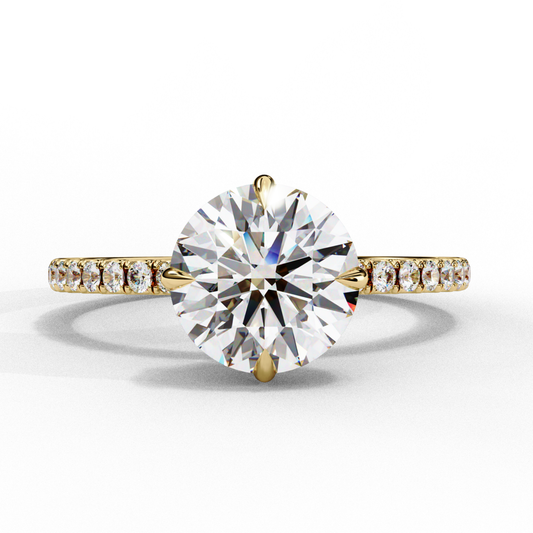 Round Brilliant Diamond Engagement Ring Yellow Gold
Four Prong Round Diamond Ring Yellow Gold
Round Brilliant Diamond Ring With Pave Shank
Round Diamond Ring With Slim Diamond Band
Classic Round Brilliant Engagement Ring
Round Diamond Solitaire Ring With Pave Accents
Round Center Diamond Ring Yellow Gold
Minimal Round Diamond Engagement Ring
Round Diamond Ring With Thin Pave Band
Round Brilliant Diamond Ring For Women