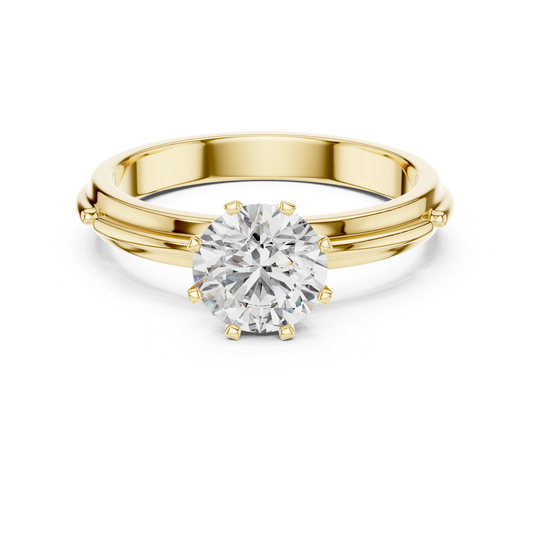 Yellow gold classic solitaire round diamond ring
Round cut diamond solitaire ring yellow gold design
Yellow gold diamond ring round stone elegant style
Solitaire round cut diamond ring yellow gold setting
Yellow gold engagement ring round diamond design
Round cut diamond prong ring yellow gold finish
Yellow gold single stone round diamond ring elegant
Round diamond engagement ring yellow gold design
Yellow gold diamond solitaire ring polished finish
Classic round cut diamond ring yellow gold setting