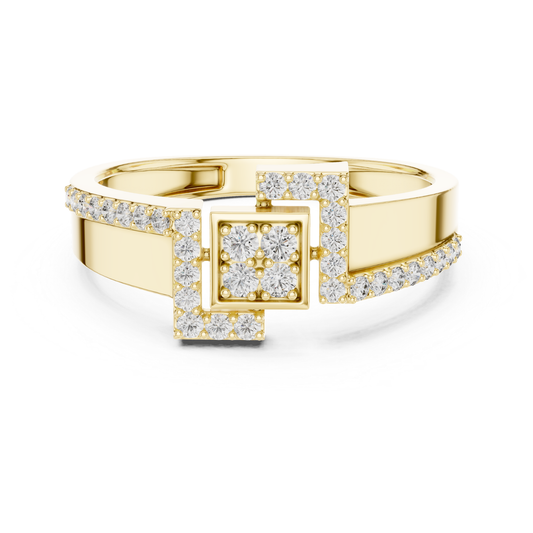 Yellow gold geometric diamond band ring
Modern yellow gold diamond statement ring
Yellow gold square cluster diamond ring
Diamond geometric yellow gold band design
Yellow gold layered diamond fashion ring
Contemporary yellow gold diamond ring
Yellow gold pave diamond open band ring
Minimal yellow gold diamond band ring
Yellow gold abstract diamond ring design
Yellow gold round diamond geometric ring