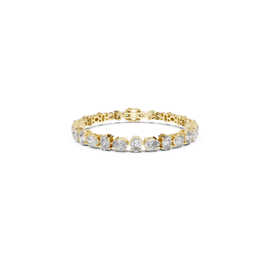 Yellow gold east west oval diamond tennis bracelet
Oval cut diamond bracelet with yellow gold links
Luxury oval diamond tennis bracelet jewelry
Elegant east west set diamond bracelet for women
Fine yellow gold oval diamond bracelet design
Premium oval cut diamond bracelet in gold
Classic tennis bracelet with oval diamonds
Designer yellow gold diamond bracelet with oval stones
Modern oval diamond tennis bracelet for women
Solid gold bracelet featuring oval cut diamonds