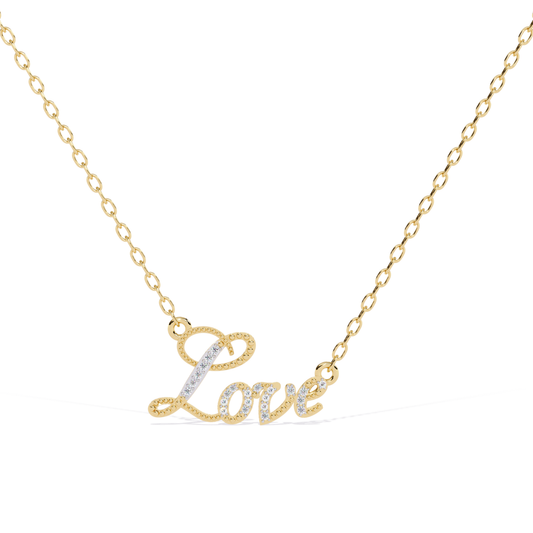 Yellow Gold Love Diamond Name Necklace
Yellow Gold Love Script Diamond Necklace
Love Letter Diamond Necklace
Yellow Gold Love Pendant Necklace
Diamond Love Script Necklace
Yellow Gold Cursive Love Necklace
Elegant Love Diamond Necklace
Gold Love Necklace With Diamonds
Script Love Diamond Pendant
Yellow Gold Diamond Love Necklace
