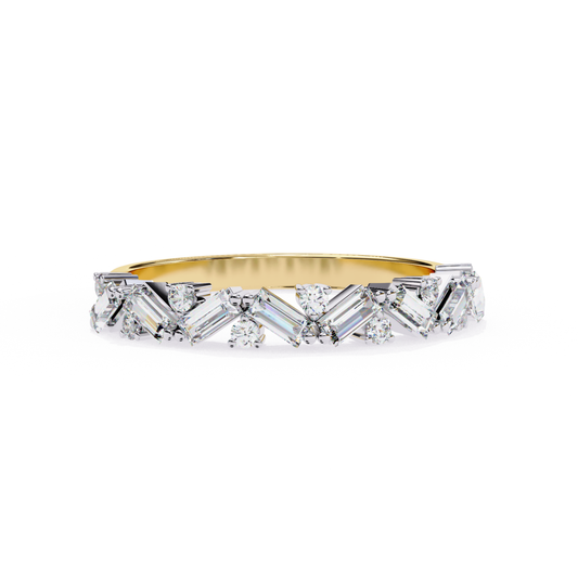 Yellow gold mixed cut diamond band
Luxury yellow gold mixed cut diamond wedding band
Elegant yellow gold band with baguette and round diamonds
Fine jewelry mixed cut diamond band in yellow gold
Sparkling yellow gold baguette and round diamond ring
Premium yellow gold mixed shape diamond anniversary band
Designer yellow gold band featuring baguette and round diamonds
Modern yellow gold mixed diamond stackable band
Timeless yellow gold mixed cut diamond ring
Classic yellow gold mixed shape diamond band