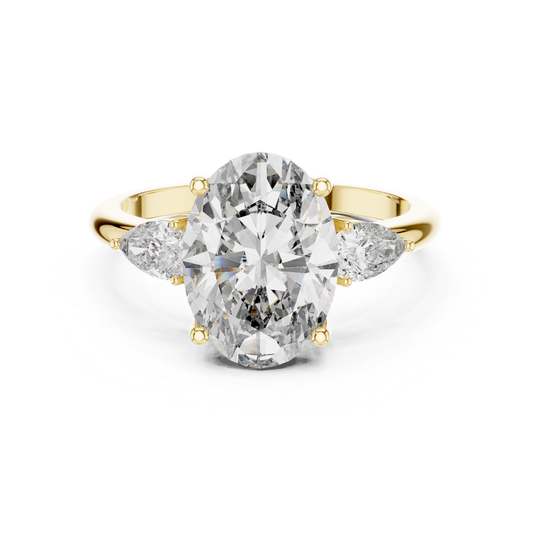 Yellow gold oval diamond ring with pear accents
Yellow gold oval and pear diamond ring
Oval diamond ring with pear side diamonds
Yellow gold oval solitaire with pear diamonds
Oval center diamond ring in yellow gold
Pear accent diamond ring in yellow gold
Yellow gold oval diamond statement ring
Oval diamond ring with tapered pear stones
Yellow gold oval center diamond ring
Yellow gold pear accent engagement ring