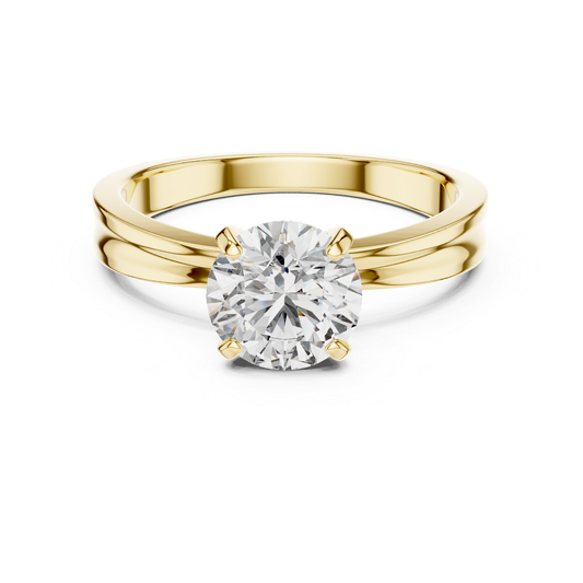 Yellow gold round cut diamond bridal ring
Classic yellow gold round diamond bridal ring
Yellow gold bridal ring with round diamond
Round cut diamond ring in yellow gold
Yellow gold polished diamond bridal ring
Elegant yellow gold round cut ring
Yellow gold solitaire bridal diamond ring
Yellow gold round diamond ring design
Four prong round diamond bridal ring
Yellow gold round diamond promise ring