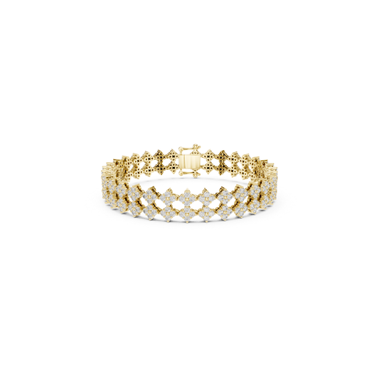 Yellow gold round diamond bracelet for women
Elegant yellow gold floral diamond bracelet
Luxury yellow gold bracelet with diamonds
Womens diamond floral bracelet jewelry
Designer yellow gold round diamond bracelet
Premium floral bracelet in yellow gold
Stylish yellow gold diamond bracelet design
Fine jewelry bracelet with round diamonds
Glamorous floral diamond bracelet for women
Yellow gold bracelet with sparkling diamonds