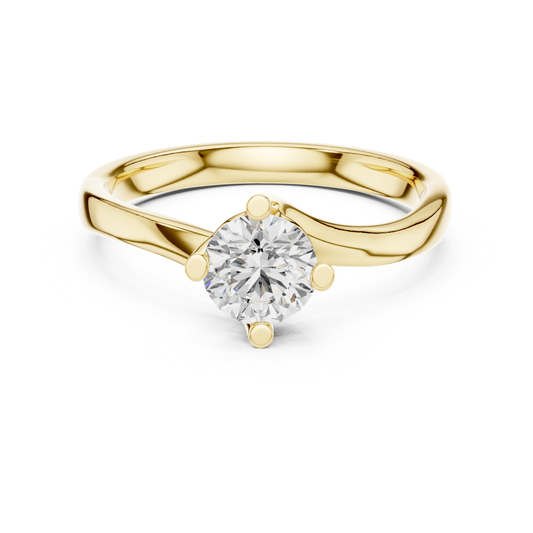Yellow gold round diamond twisted solitaire ring
Round cut diamond engagement ring in gold
Yellow gold solitaire diamond ring
Twisted band round diamond ring gold
Minimal round diamond engagement ring
Yellow gold prong set solitaire ring
Elegant round diamond twist band ring
Classic solitaire diamond ring yellow gold
Modern twisted diamond ring in gold
Round diamond promise ring yellow gold