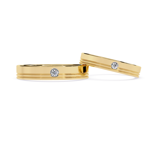 Yellow gold round diamond band pair
Matching yellow gold diamond band rings
Round diamond yellow gold couple bands
Yellow gold band rings with round diamond
Plain yellow gold diamond band set
Minimal yellow gold round diamond bands
Classic yellow gold diamond band pair
Polished yellow gold round diamond bands
Simple yellow gold diamond band rings
Everyday yellow gold round diamond bands