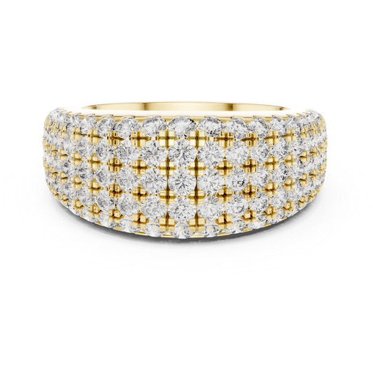 Yellow gold wide Pave diamond band ring
Multi row yellow gold round diamond statement band
Yellow gold luxury diamond anniversary band for women
Wide yellow gold diamond ring with round brilliant stones
Yellow gold multi layer diamond band ring design
Elegant yellow gold Pave diamond fashion band
Bold yellow gold wide ring with round diamonds
Yellow gold statement band with multi row diamonds
Luxury yellow gold diamond band with layered rows
Yellow gold round diamond wide anniversary ring