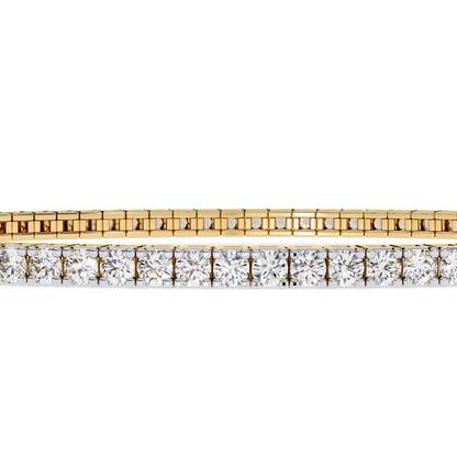 Diamantarmband „Radiant Line“ | Luxuriöser Schmuck aus 18K 14K 10K Gold