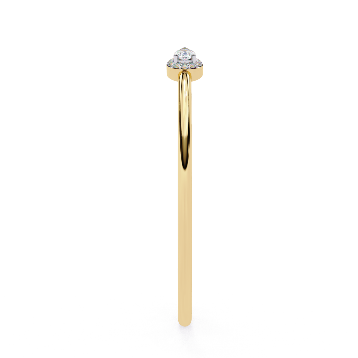 Dual Glow Armreif mit offenen Diamanten | Feines 18K 14K 10K Gold