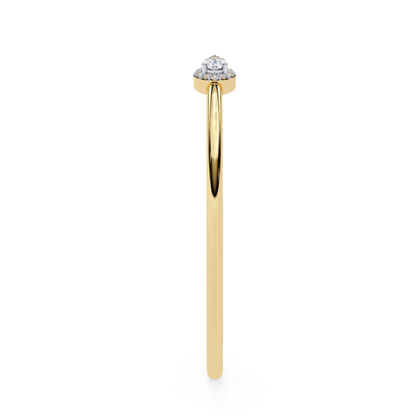 Dual Glow Armreif mit offenen Diamanten | Feines 18K 14K 10K Gold