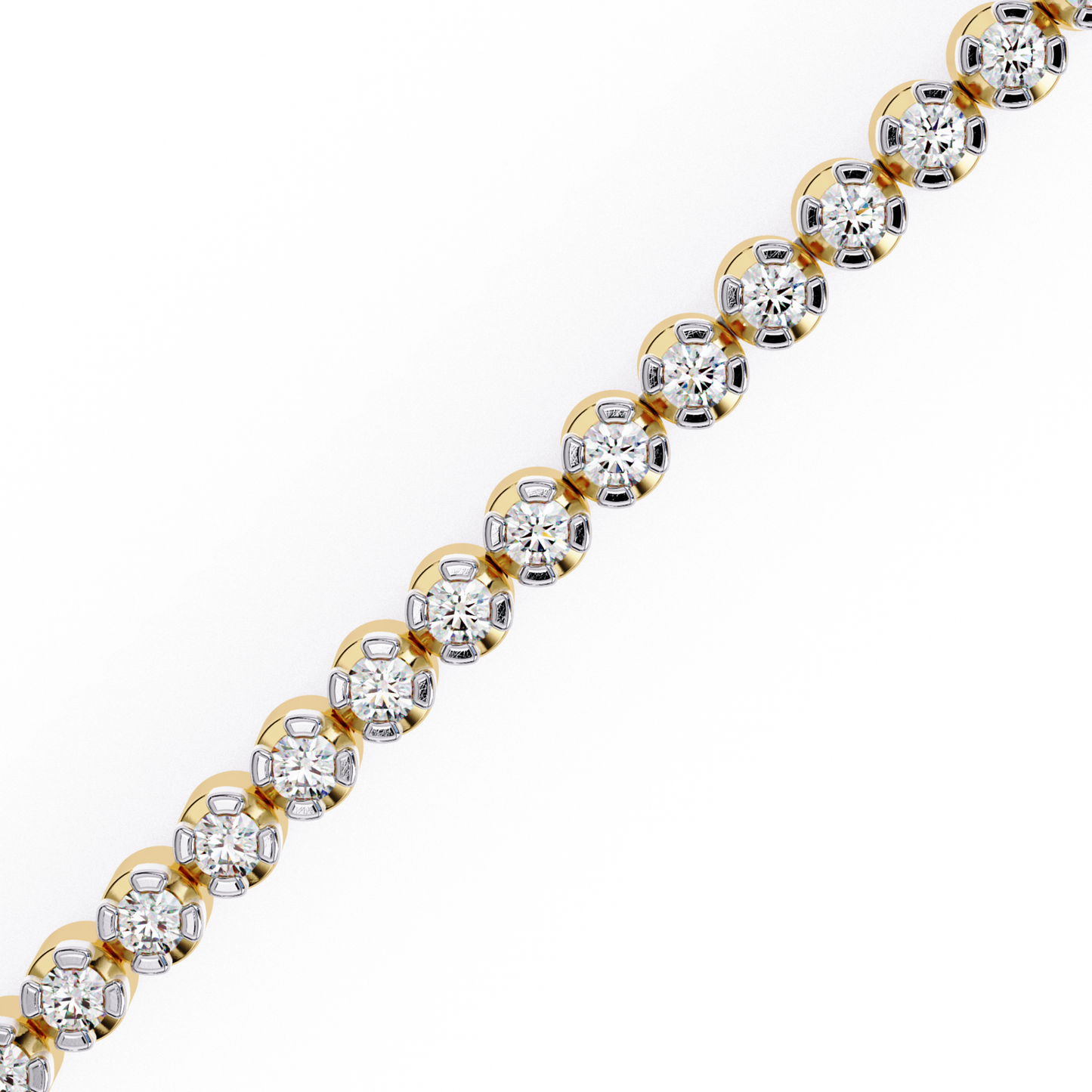 Elegantes Diamant-Tennisarmband | Diamanten, die niemals aufhören