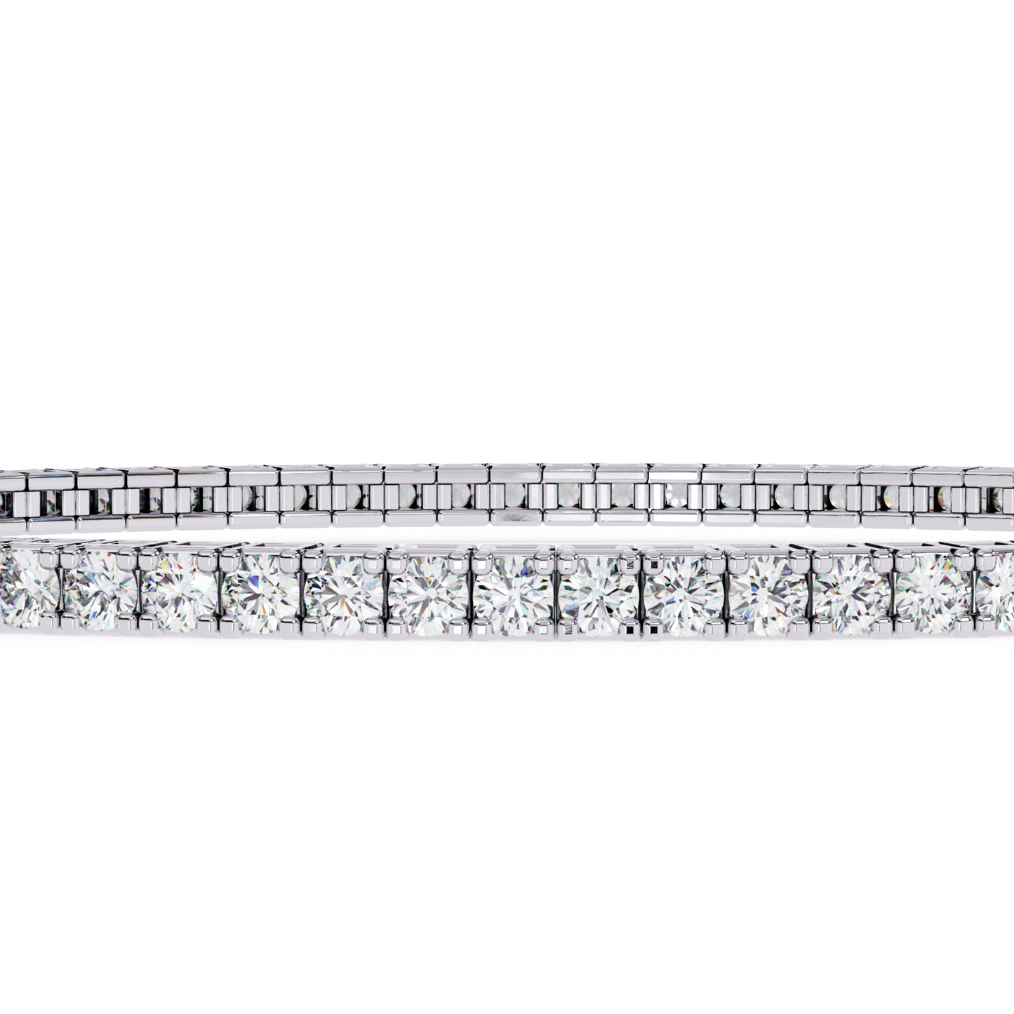 Diamantarmband „Radiant Line“ | Luxuriöser Schmuck aus 18K 14K 10K Gold