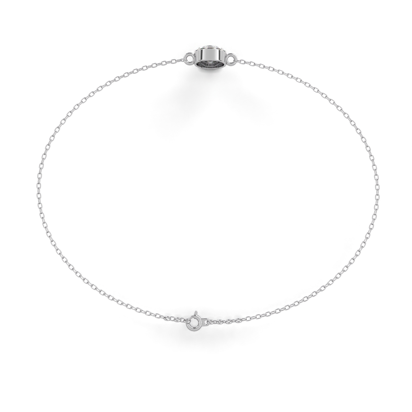 Radiant Halo Diamond Bracelet | Fine Luxury 18K 14K 10K Gold