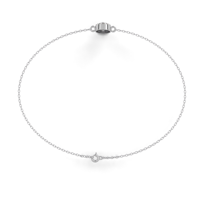 Radiant Halo Diamond Bracelet | Fine Luxury 18K 14K 10K Gold