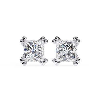 Lab Grown Diamond Gold Stud Earrings for Women | Elegant Fine Jewelry