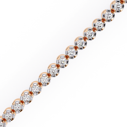 Elegantes Diamant-Tennisarmband | Diamanten, die niemals aufhören