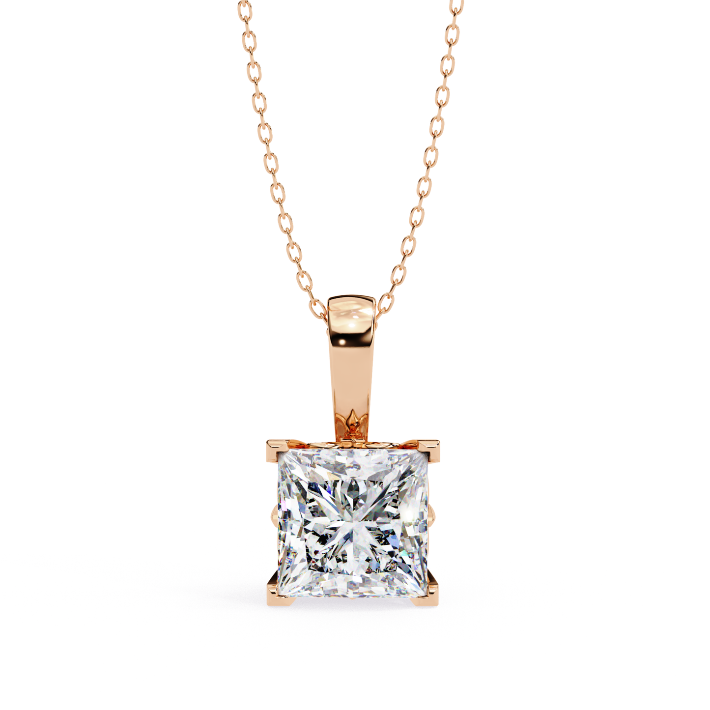 Luxe Princess Radiance Anhänger | 18K Feingoldschmuck