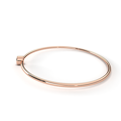 Classic Single Diamond Bracelet | Fine 18K 14K Gold Luxury