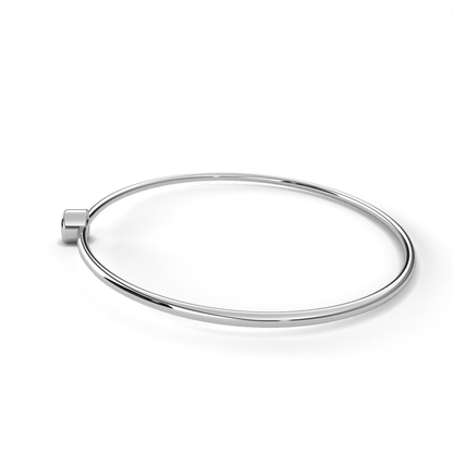 Classic Single Diamond Bracelet | Fine 18K 14K Gold Luxury