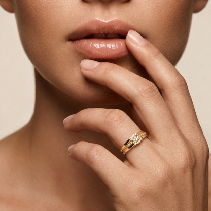 Round Lab Grown Diamond Cluster Ring