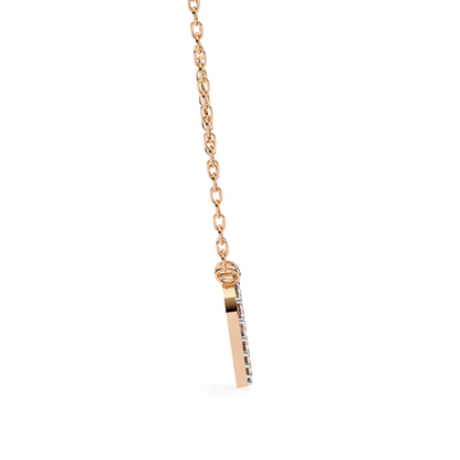 Lab Grown Diamond Heart Pendant With Chain | 18K Gold