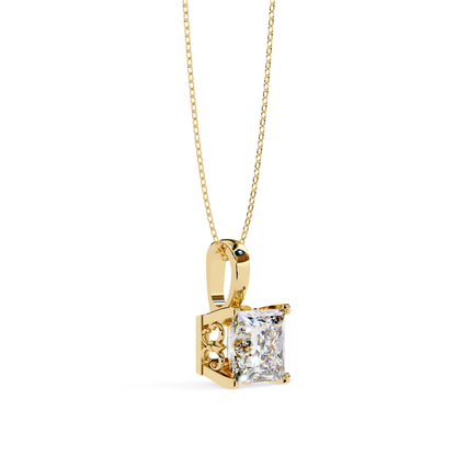 Luxe Princess Radiance Anhänger | 18K Feingoldschmuck