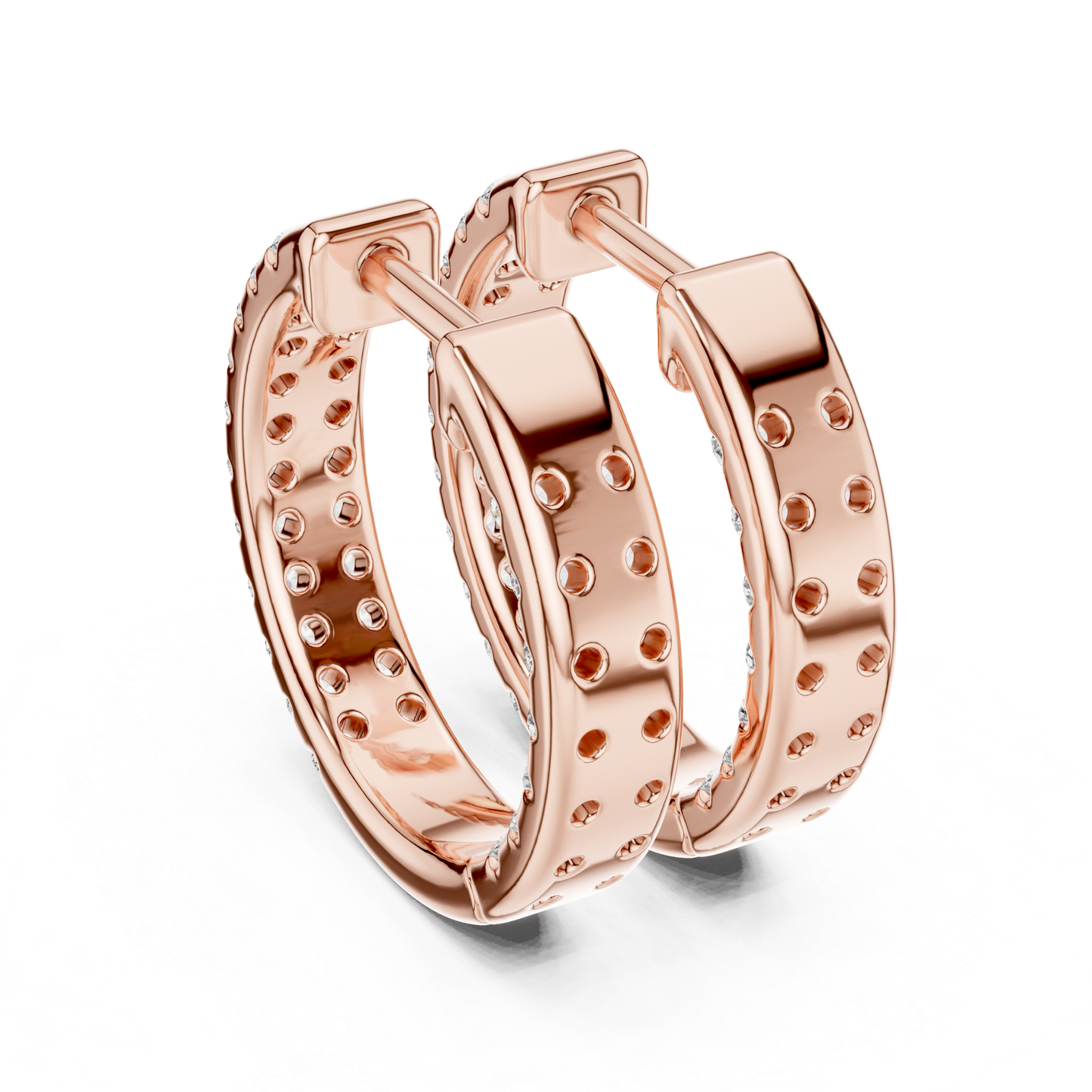 Back view rose gold diamond hoop earrings
Rose gold hoop earrings rear view
Back side rose gold diamond hoops
Rear view diamond hoop earrings in rose gold
Rose gold hoops with diamond setting holes
Luxury rose gold diamond hoop earrings back view
Elegant rear view rose gold hoop earrings
Fine rose gold diamond hoops back side
Modern rose gold hoop earrings rear angle
Rose gold diamond hoop earrings back detail
