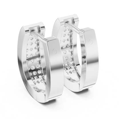 Back view diamond hoop earrings white gold
White gold hoop earrings round diamond back
Back angle hoop earrings diamond pave white
Round diamond hoop earrings white finish back
White gold diamond hoop earrings back profile
Hoop earrings round diamond back structure white
Back view open hoop earrings diamond setting white
White gold hoop earrings diamond row back look
Close back view diamond hoop earrings white
Minimal white gold hoop earrings back diamond