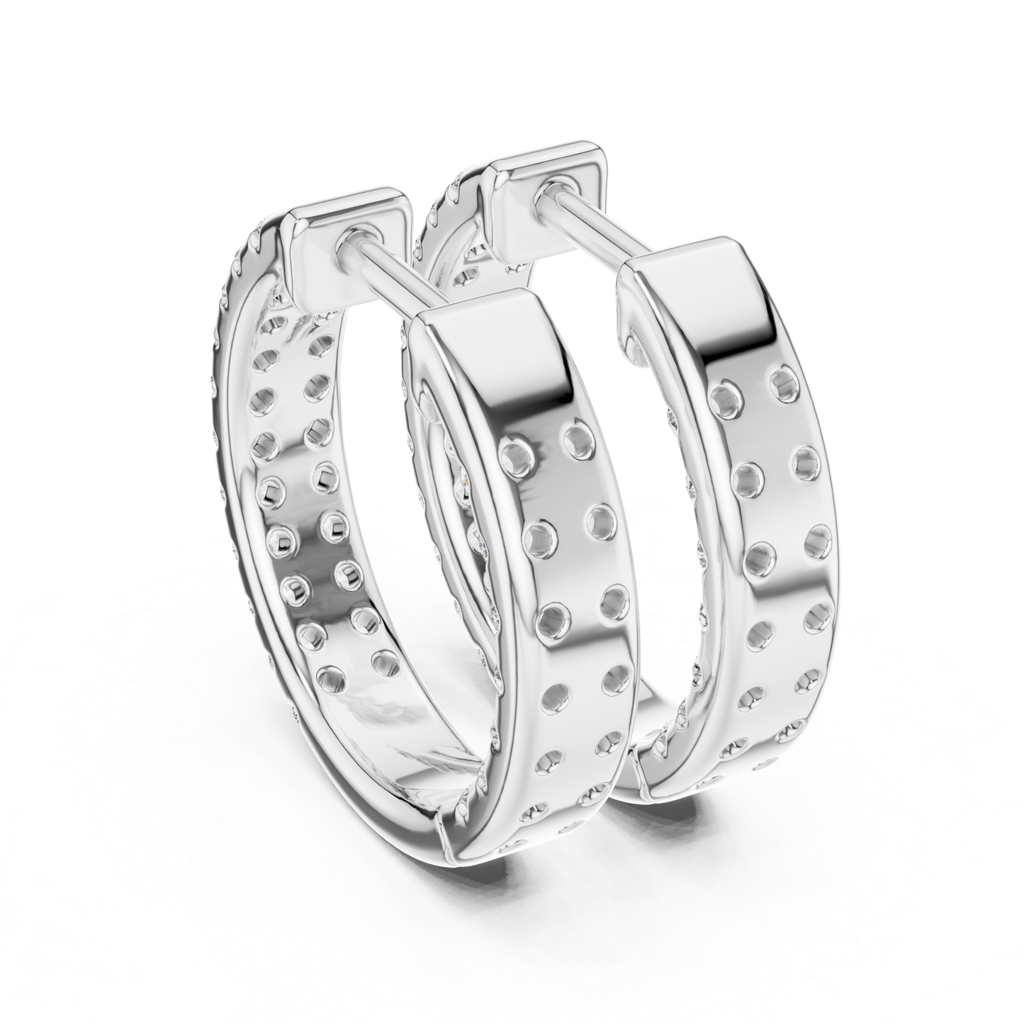 Back view white gold diamond hoop earrings
White gold hoop earrings rear view
Back side white gold diamond hoops
Rear view diamond hoop earrings in white gold
White gold hoops with diamond setting holes
Luxury white gold diamond hoop earrings back view
Elegant rear view white gold hoop earrings
Fine white gold diamond hoops back side
Modern white gold hoop earrings rear angle
White gold diamond hoop earrings back detail