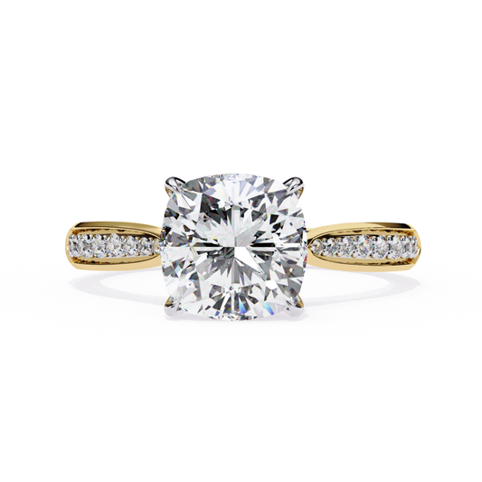 Cushion Cut Diamond Solitaire Ring In Yellow Gold
Yellow Gold Cushion Cut Diamond Ring
Cushion Cut Diamond Engagement Ring
Solitaire Cushion Cut Diamond Ring
Four Prong Cushion Cut Diamond Ring
Yellow Gold Diamond Ring With Pavé Band
Cushion Cut Diamond Ring With Accent Diamonds
Classic Cushion Cut Engagement Ring
Minimal Cushion Cut Diamond Ring
Elegant Cushion Cut Diamond Ring In Yellow Gold
