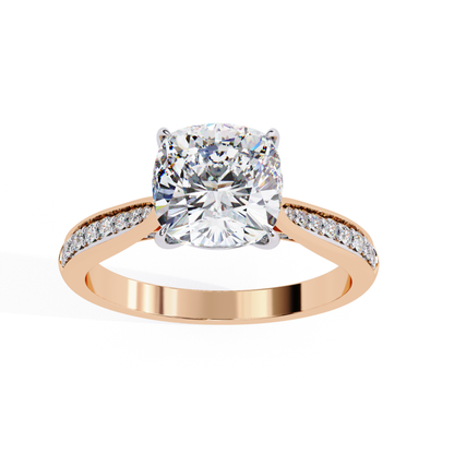 Cushion Cut Diamond Twisted Shank Ring In Rose Gold
Rose Gold Cushion Cut Diamond Ring With Twisted Band
Cushion Cut Diamond Engagement Ring In Rose Gold
Twisted Shank Cushion Cut Diamond Ring
Four Prong Cushion Cut Diamond Ring
Rose Gold Diamond Ring With Pavé Twist Band
Cushion Cut Solitaire Ring With Accent Diamonds
Modern Cushion Cut Diamond Twist Ring
Elegant Cushion Cut Diamond Ring In Rose Gold
Cushion Cut Diamond Ring With Split Twist Shank