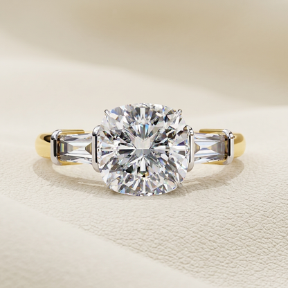 Cushion Diamond Ring With Baguette Side Stones
Cushion Cut Diamond Ring Front View Design
Baguette Side Stone Cushion Diamond Ring Style
Cushion Center Diamond Ring With Accent Baguettes
Lab Grown Cushion Diamond Ring Baguette Setting
Elegant Cushion Diamond Ring Fine Jewelry Design
Modern Cushion Diamond Ring With Tapered Baguettes
Premium Cushion Diamond Ring Product Display View
Classic Cushion Diamond Ring With Side Details
Luxury Cushion Diamond Ring Baguette Accent Design