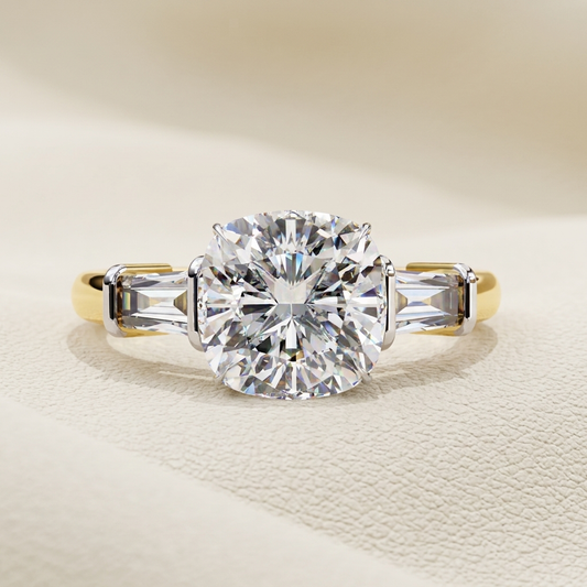 Cushion Diamond Ring With Baguette Side Stones
Cushion Cut Diamond Ring Front View Design
Baguette Side Stone Cushion Diamond Ring Style
Cushion Center Diamond Ring With Accent Baguettes
Lab Grown Cushion Diamond Ring Baguette Setting
Elegant Cushion Diamond Ring Fine Jewelry Design
Modern Cushion Diamond Ring With Tapered Baguettes
Premium Cushion Diamond Ring Product Display View
Classic Cushion Diamond Ring With Side Details
Luxury Cushion Diamond Ring Baguette Accent Design