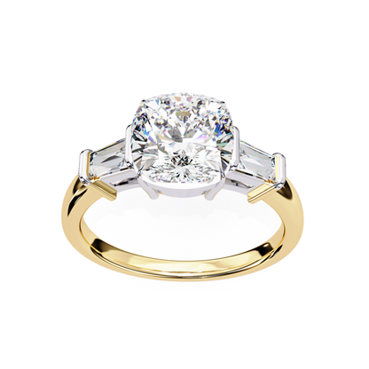 Cushion Diamond Three Stone Ring In Yellow Gold
Yellow Gold Cushion Diamond Ring With Tapered Baguettes
Cushion Cut Diamond Three Stone Gold Ring
Cushion Diamond Ring With Tapered Side Stones
Yellow Gold Ring With Cushion Center Diamond
Classic Cushion Diamond Ring With Side Diamonds
Cushion Cut Diamond Ring Raised Gallery Design
Three Stone Cushion Diamond Prong Set Ring
Yellow Gold Cushion Diamond Statement Ring
Cushion Diamond Ring With Tapered Baguette Diamonds