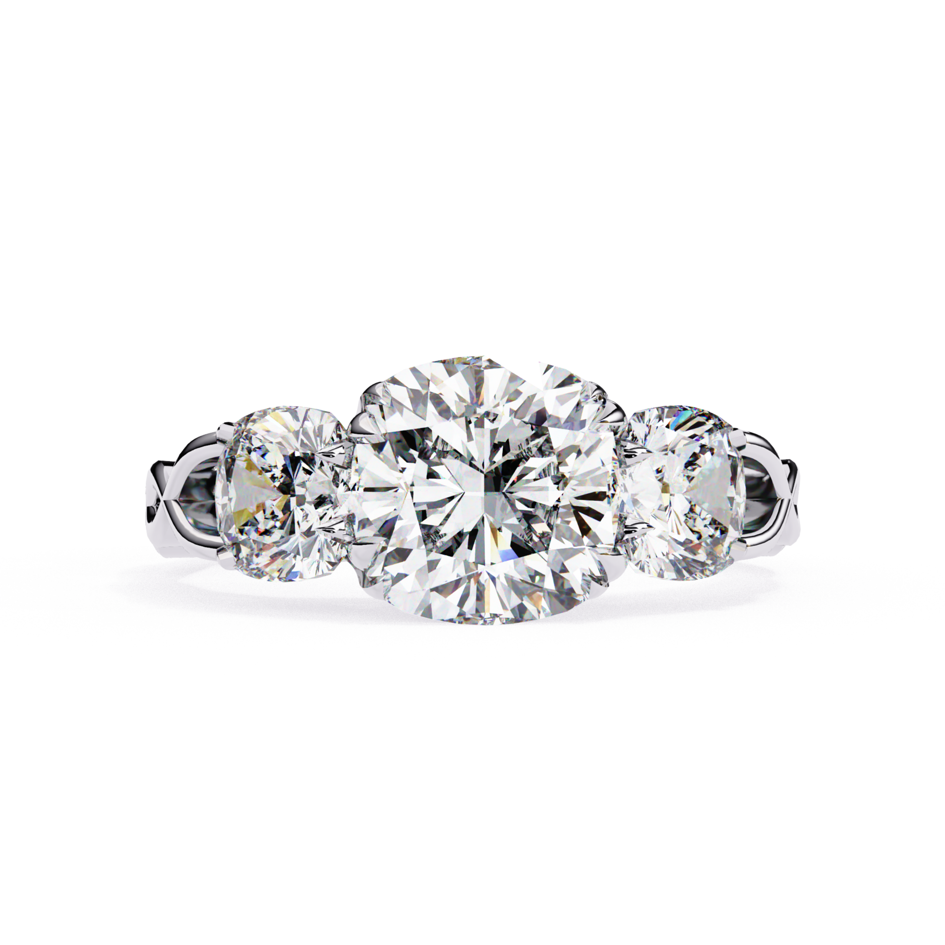 Cushion Three Stone Diamond Ring In White Gold
Cushion Cut Three Stone Diamond Ring Front View
White Gold Cushion Diamond Ring With Side Stones
Cushion Cut Diamond Three Stone Ring
Classic Cushion Three Stone Diamond Ring
Cushion Diamond Ring With Prong Setting
Three Stone Cushion Diamond Ring White Gold
Cushion Cut Diamond Ring Front Profile
White Gold Cushion Diamond Statement Ring
Cushion Three Stone Solitaire Style Ring