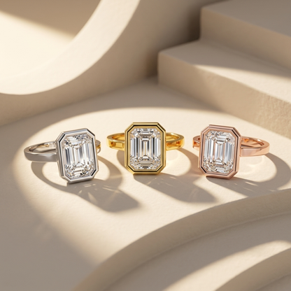 Emerald Cut Diamond Bezel Ring Gold Setting
Emerald Diamond Ring Three Gold Color Style
Octagon Emerald Diamond Ring Modern Design
Emerald Cut Diamond Ring Smooth Bezel Frame
Rectangular Diamond Ring Gold Band Design
Emerald Diamond Center Stone Ring Collection
Emerald Cut Diamond Ring Minimal Bezel Style
Diamond Bezel Ring Yellow White Rose Gold
Emerald Shape Diamond Ring Classic Setting
Emerald Diamond Ring Contemporary Gold Design