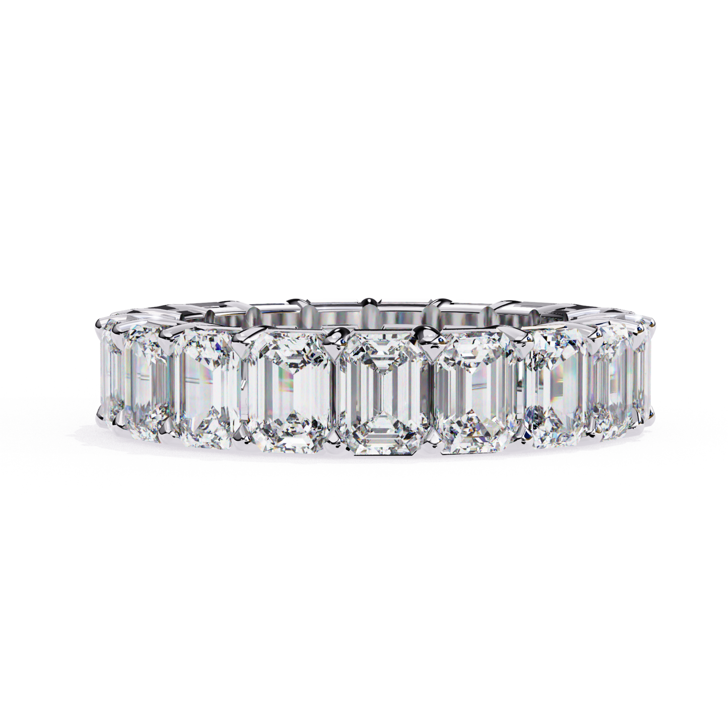 Emerald Cut Diamond Eternity Band In White Gold
White Gold Eternity Ring With Emerald Cut Diamonds
Full Eternity Diamond Band With Emerald Stones
Elegant Emerald Cut Diamond Wedding Band
Luxury White Gold Diamond Eternity Ring
Emerald Cut Diamond Band Front View Image
Classic Eternity Ring With Emerald Cut Diamonds
Prong Set Emerald Diamond Band In White Gold
Sparkling Emerald Cut Diamond Anniversary Band
White Gold Emerald Cut Diamond Stackable Ring