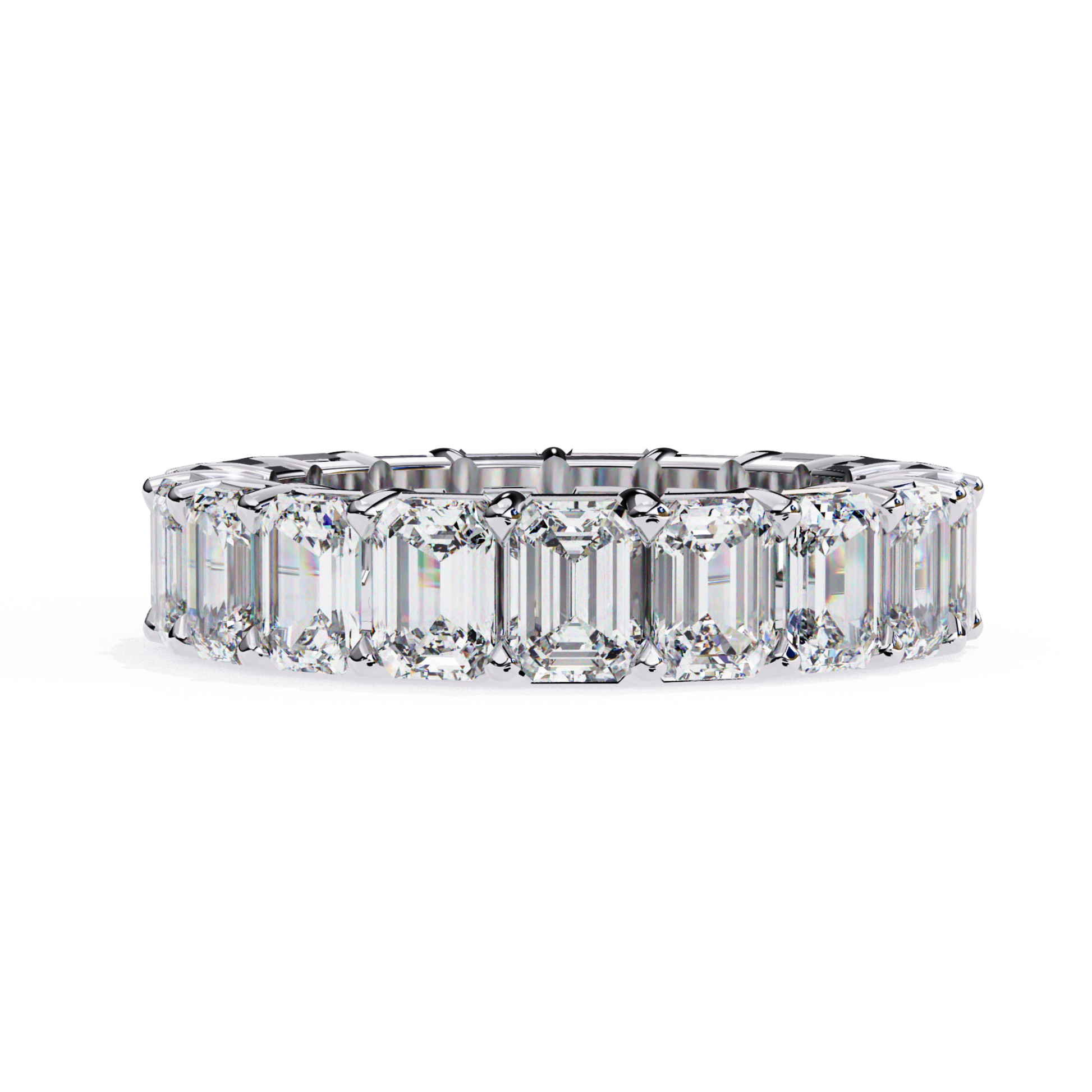 Emerald Cut Diamond Eternity Band In White Gold
White Gold Eternity Ring With Emerald Cut Diamonds
Full Eternity Diamond Band With Emerald Stones
Elegant Emerald Cut Diamond Wedding Band
Luxury White Gold Diamond Eternity Ring
Emerald Cut Diamond Band Front View Image
Classic Eternity Ring With Emerald Cut Diamonds
Prong Set Emerald Diamond Band In White Gold
Sparkling Emerald Cut Diamond Anniversary Band
White Gold Emerald Cut Diamond Stackable Ring