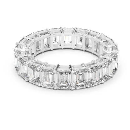 Emerald Cut Diamond Eternity Band in White Gold
White Gold Emerald Diamond Ring Angled View
Emerald Cut Diamond Full Eternity Ring
White Gold Diamond Eternity Band Perspective View
Emerald Diamond Wedding Band Front Angle
Prong Set Emerald Diamond Ring White Gold
Emerald Cut Eternity Band Side Perspective
White Gold Full Eternity Diamond Ring
Emerald Diamond Band Ring Angled Display
Emerald Cut Diamond Ring White Gold View