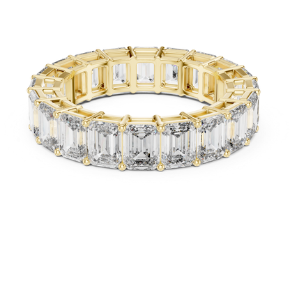 Emerald Cut Diamond Eternity Ring in Yellow Gold
Yellow Gold Emerald Diamond Eternity Band
Emerald Cut Diamond Wedding Band Front View
Full Eternity Emerald Diamond Ring Yellow Gold
Emerald Diamond Band Ring Prong Setting
Yellow Gold Emerald Cut Diamond Ring
Emerald Diamond Eternity Band Close View
Continuous Emerald Diamond Ring Yellow Gold
Emerald Cut Diamond Band Ring Front Angle
Yellow Gold Full Eternity Diamond Band