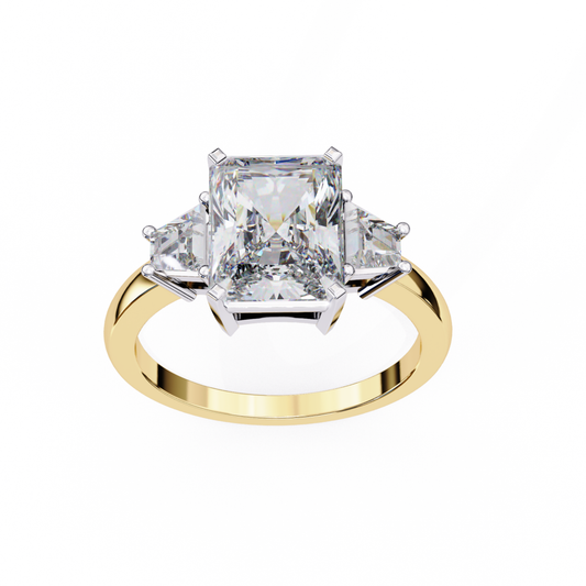 Emerald Cut Diamond Ring Trapezoid Side Stones Yellow Gold
Yellow Gold Emerald Cut Three Stone Diamond Ring
Emerald Center Diamond With Side Stone Design
Trapezoid Baguette Side Stone Diamond Ring Design
Emerald Cut Diamond Engagement Ring Style
Front View Emerald Diamond Ring With Side Stones
Yellow Gold Emerald Diamond Ring Prong Setting
Classic Emerald Three Stone Diamond Ring Design
Slim Band Emerald Diamond Ring Style
Fine Emerald Cut Diamond Ring Yellow Gold