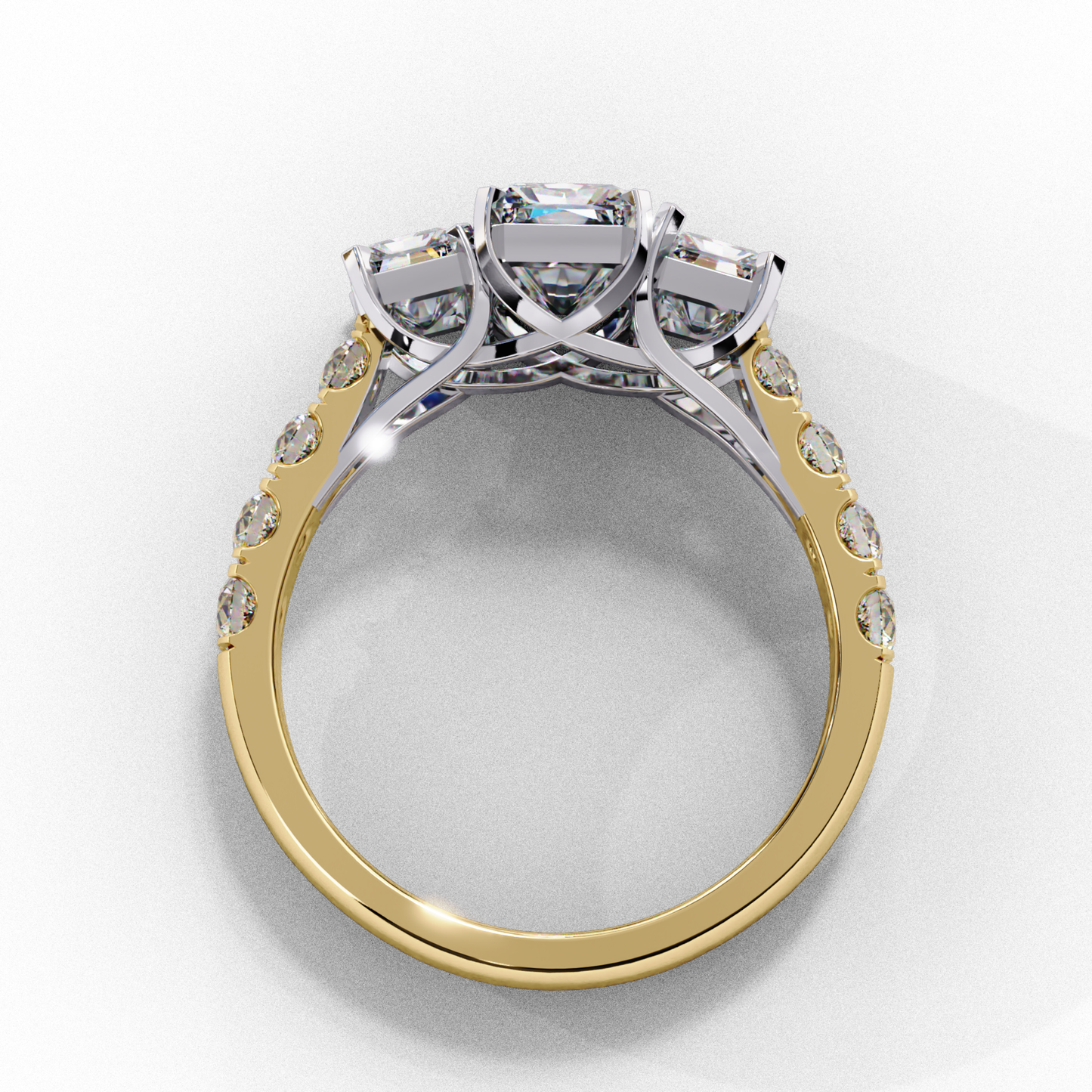 Emerald Cut Diamond Trilogy Ring Back View Yellow Gold
Yellow Gold Emerald Cut Diamond Ring Back View
Three Stone Diamond Ring Rear View Gold
Back Angle Emerald Cut Trilogy Ring
Luxury Yellow Gold Diamond Ring Back View
Emerald Cut Diamond Ring Rear Profile Gold
Classic Three Stone Diamond Ring Back Angle
Yellow Gold Ring With Side Diamonds Back View
Detailed Back View Emerald Cut Diamond Ring
Elegant Trilogy Diamond Ring Yellow Gold Back View