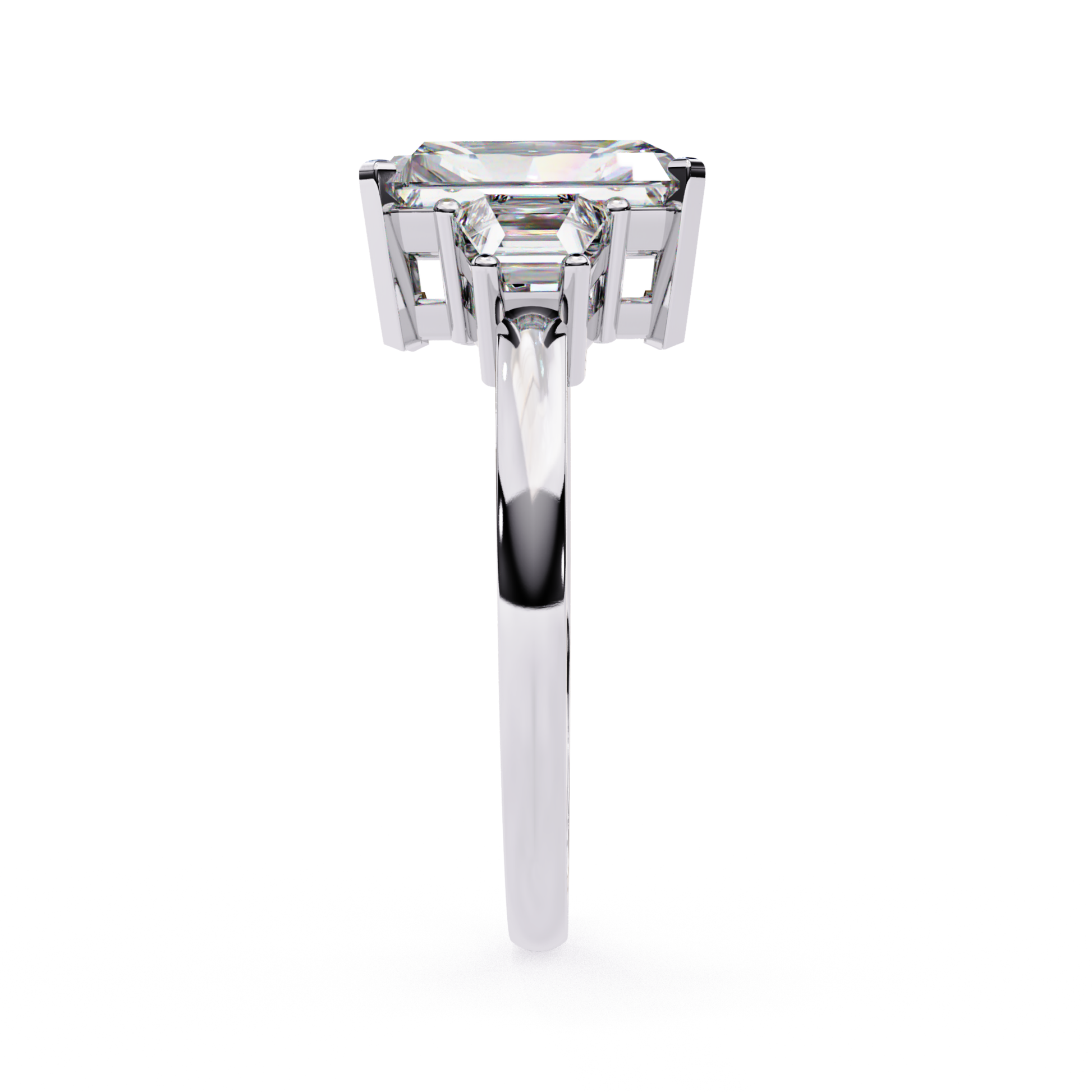 Emerald Cut Three Stone Diamond Ring Side View White Gold
White Gold Emerald Cut Diamond Ring Side View Design
Side View Emerald Center Diamond With Side Stones
Emerald Diamond Ring With Trapezoid Side Stones
Three Stone Emerald Diamond Ring Setting Design
Diamond Ring Side Profile View With Prongs
Polished White Gold Emerald Diamond Ring
Classic Emerald Cut Diamond Ring Design
Slim Band Emerald Three Stone Ring Style
Fine Emerald Diamond Ring White Gold Design