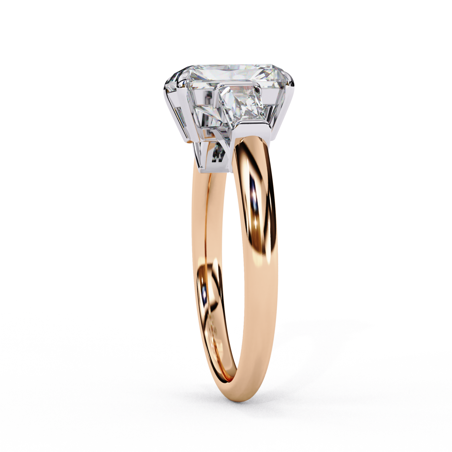 Side View Of Emerald Cut Three Stone Diamond Ring
Rose Gold Emerald Cut Diamond Ring Side Profile
Emerald Cut Diamond Ring With Trapezoid Side Stones
Side Profile Of Rose Gold Emerald Cut Ring
Elegant Emerald Cut Three Stone Ring Side View
Rose Gold Diamond Engagement Ring Side View
Fine Jewelry Emerald Cut Ring With Cathedral Setting
Luxury Emerald Cut Diamond Ring Side Profile
Classic Three Stone Emerald Cut Diamond Ring Side View
Rose Gold Emerald Cut Diamond Ring With Side Detail