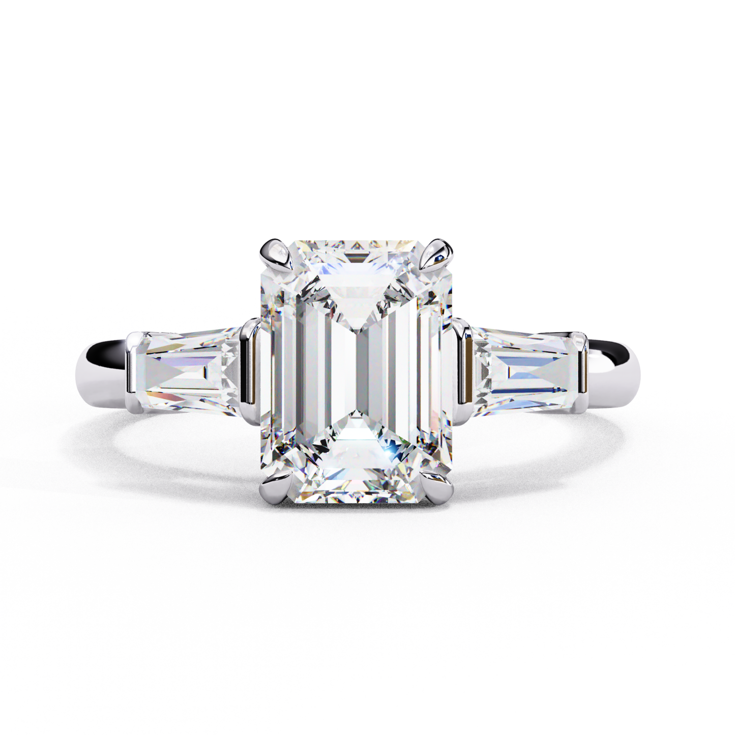 Emerald Cut Diamond Three Stone Ring In White Gold
Emerald Cut Center Diamond With Tapered Side Stones Ring
White Gold Emerald Cut Diamond Engagement Ring
Elegant Emerald Cut Diamond Three Stone Ring
Emerald Cut Solitaire With Tapered Baguette Side Diamonds
White Gold Emerald Cut Diamond Ring With Side Stones
Classic Three Stone Emerald Cut Diamond Ring
Fine Jewelry Emerald Cut Diamond Ring In White Gold
Luxury Emerald Cut Diamond Three Stone Ring
Sparkling Emerald Cut Diamond Engagement Ring