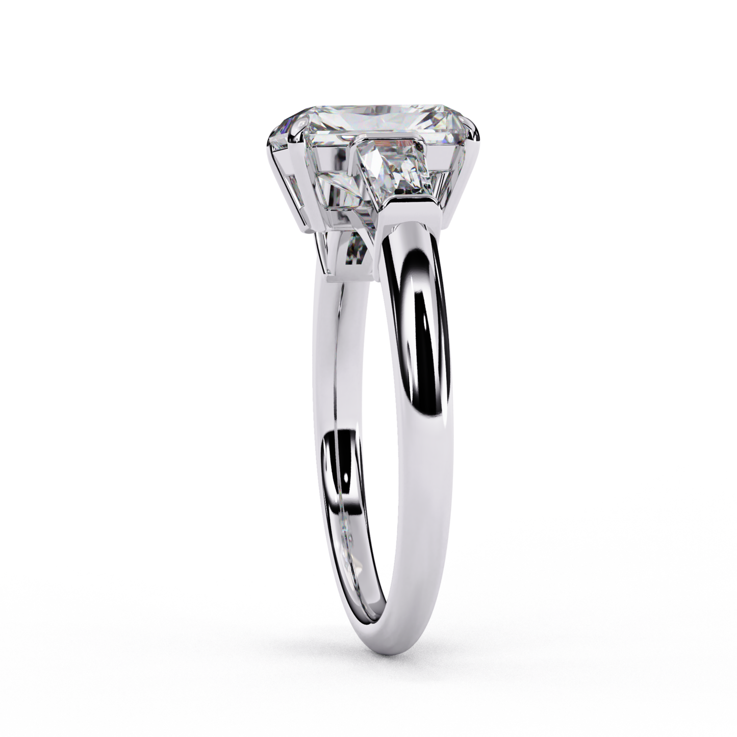 ide View Of Emerald Cut Three Stone Diamond Ring
White Gold Emerald Cut Diamond Ring Side Profile
Emerald Cut Diamond Ring With Trapezoid Side Stones
Side Profile Of White Gold Emerald Cut Ring
Elegant Emerald Cut Three Stone Ring Side View
White Gold Diamond Engagement Ring Side View
Fine Jewelry Emerald Cut Ring With Cathedral Setting
Luxury Emerald Cut Diamond Ring Side Profile
Classic Three Stone Emerald Cut Diamond Ring Side View
White Gold Emerald Cut Diamond Ring With Side Detail