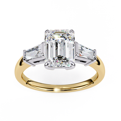 Emerald Cut Diamond Three Stone Ring In Yellow And White Gold
Emerald Cut Center Diamond With Trapezoid Side Stones Ring
Two Tone Gold Emerald Cut Diamond Engagement Ring
Elegant Emerald Cut Diamond Three Stone Engagement Ring
Emerald Cut Diamond Ring With Trapezoid Side Diamonds
Yellow And White Gold Three Stone Diamond Ring
Classic Emerald Cut Diamond Engagement Ring
Fine Jewelry Emerald Cut Diamond Ring In Two Tone Gold
Luxury Emerald Cut Diamond Ring With Side Stones
Sparkling Emerald Cut Three Stone Di